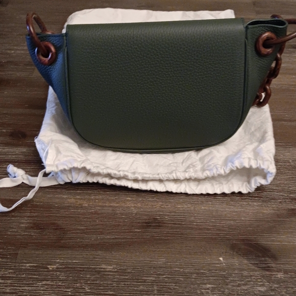 Simon Miller Green and Brown Crossbody Bag with Chain Strap - Picture 10 of 16